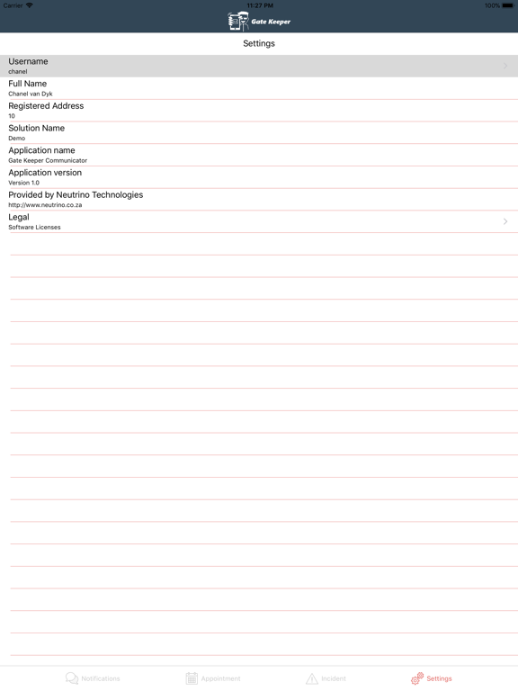 Screenshot #5 pour Gate Keeper Communicator