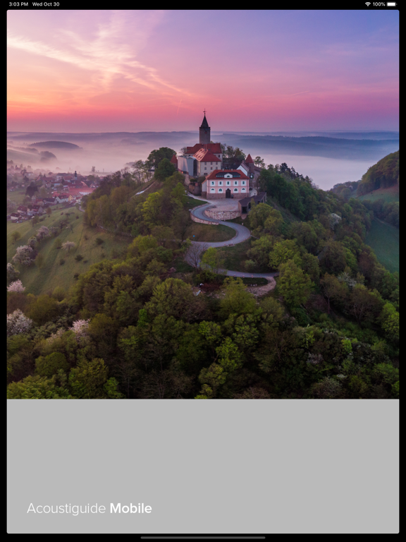 Audioguide Leuchtenburg iPad screenshot 1 - Education app