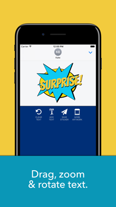 Speech bubbles-Custom stickers screenshot 4