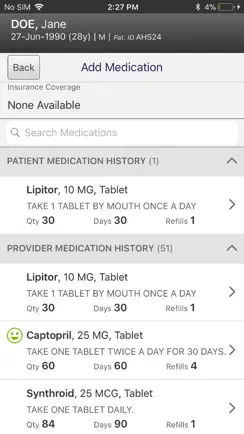 Veradigm™ ePrescribe iPhone image 2