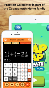 Fraction Calculator + Decimals screenshot
