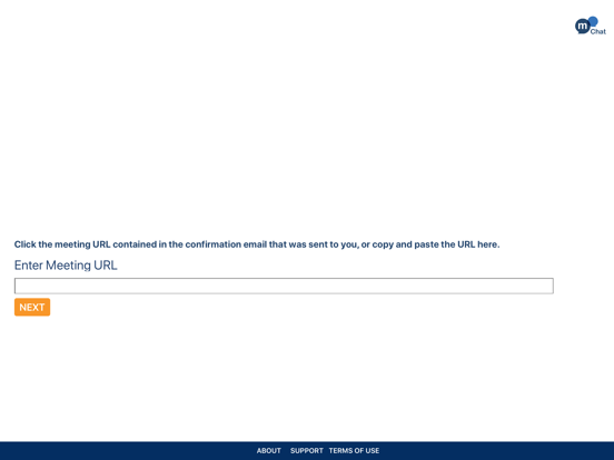 mChat Mobile Player iPad screenshot 1 - Productivity app