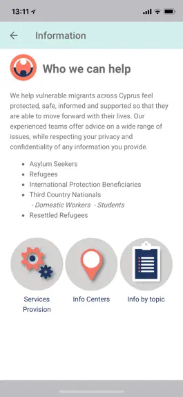 Game screenshot Migrant Information Centre hack