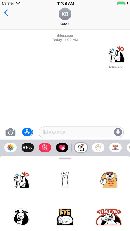 Nhãn Dán Gấu Ngầu