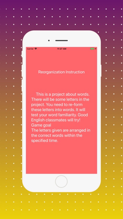 Word Reorganization screenshot-3