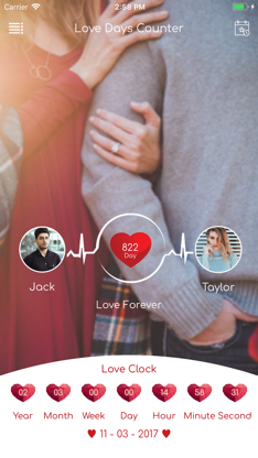 Love Days Counter, Love Memory screenshot 1