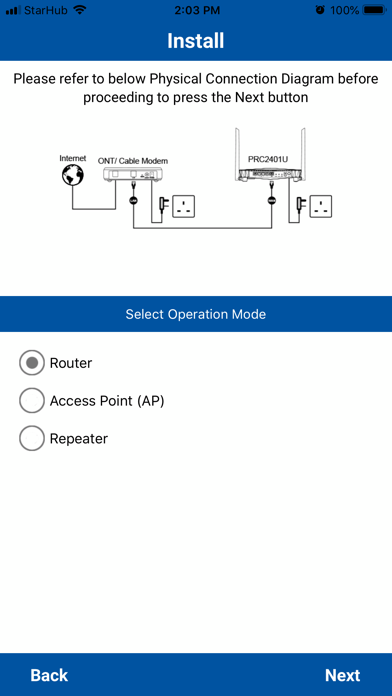 App screenshot