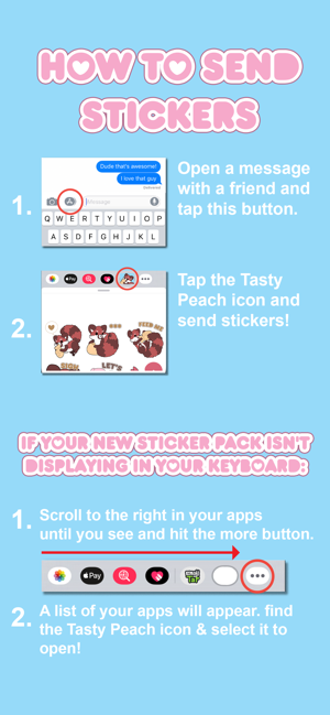 Tasty Peach Stickers(圖5)-速報App