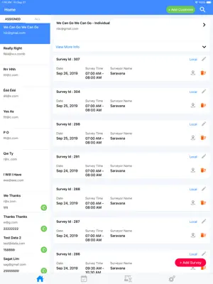 Mover Survey screenshot 2