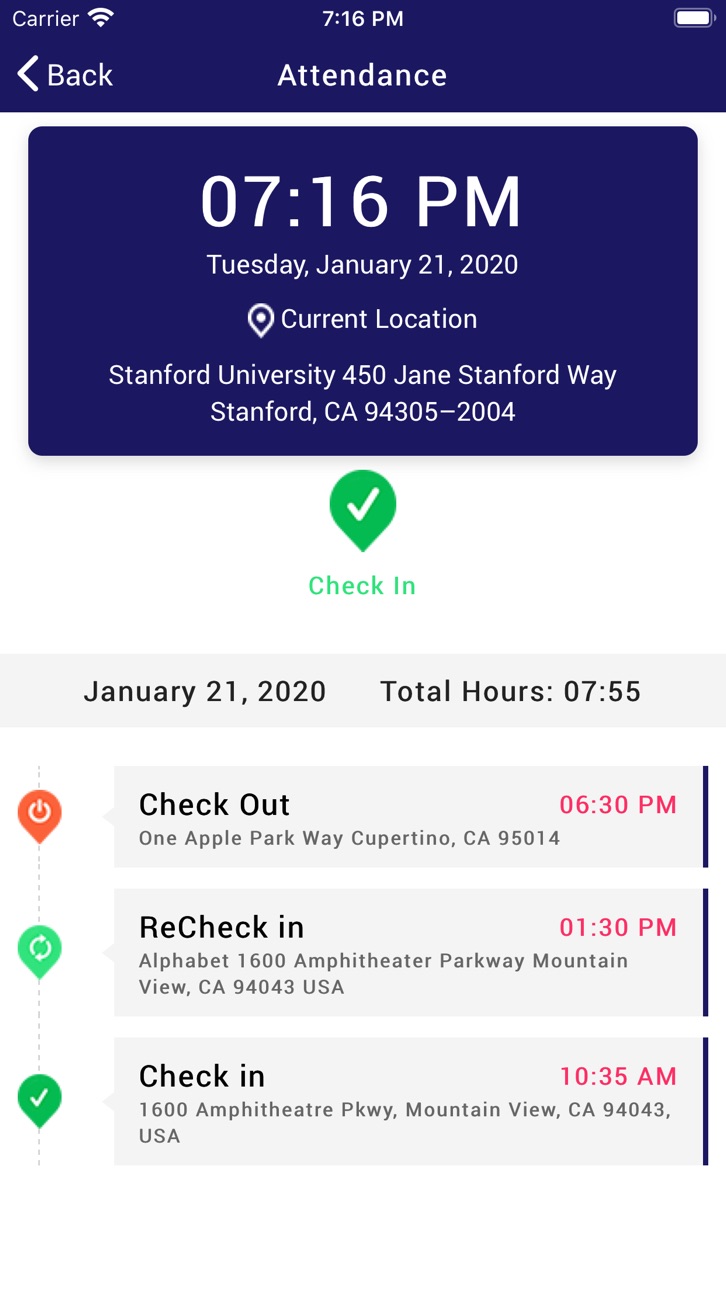 iPhone screenshot