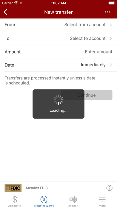 EASTERN INTERNATIONAL BANK Screenshot