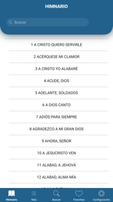 Himnario Lldm Inglés - Español screenshot