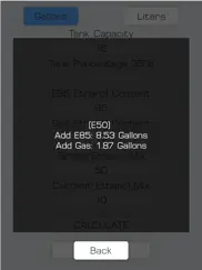 e85 mix ethanol calculator ipad capturas de pantalla 2
