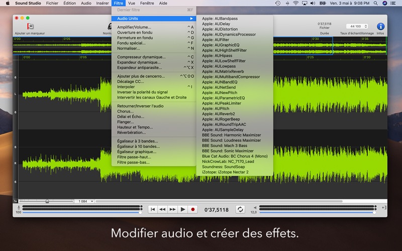 Screenshot #2 pour Sound Studio