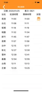 高鐵動態時刻表-即時動態時刻表 screenshot #4 for iPhone