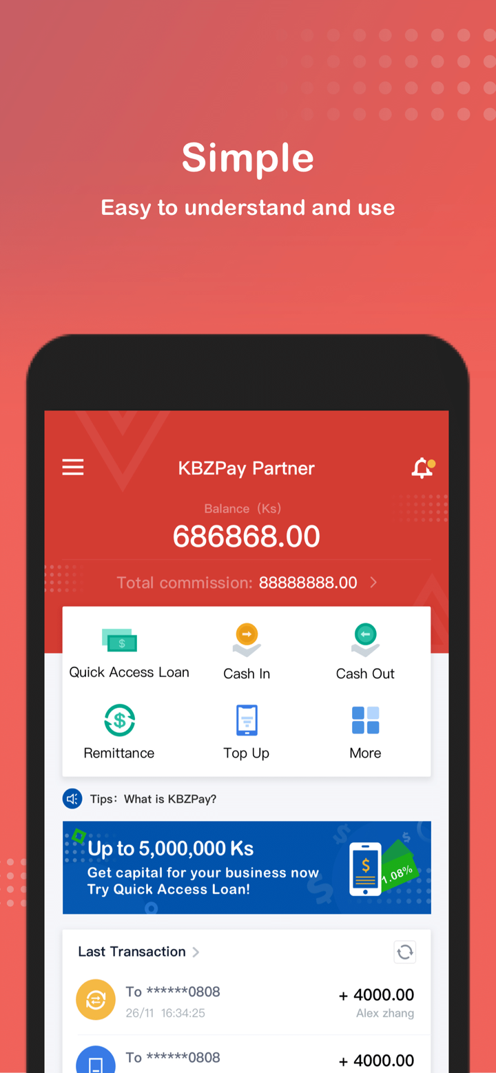 KBZPay Partner screenshot 1
