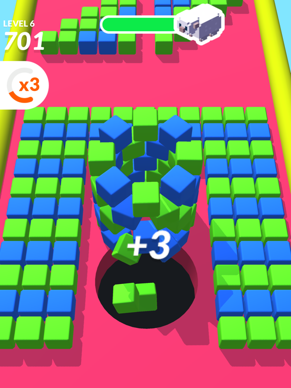 Holoo - Swallow every cube ! iPad screenshot