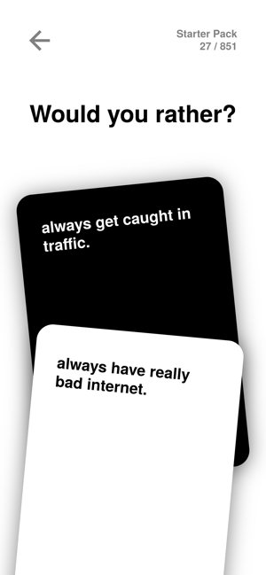 Would You Rather? For Adults