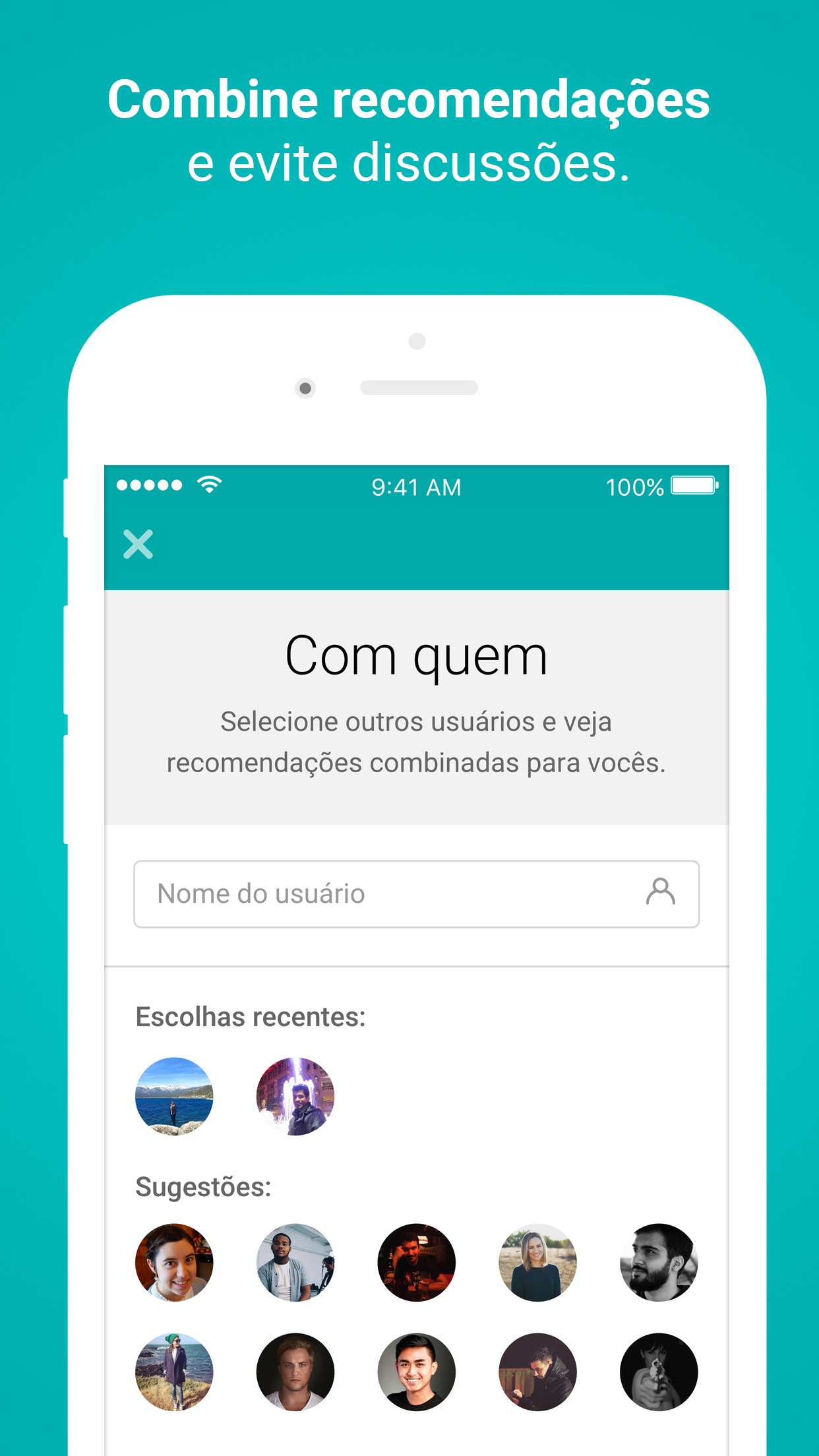 Screenshot do app MateRate - Filmes e Séries