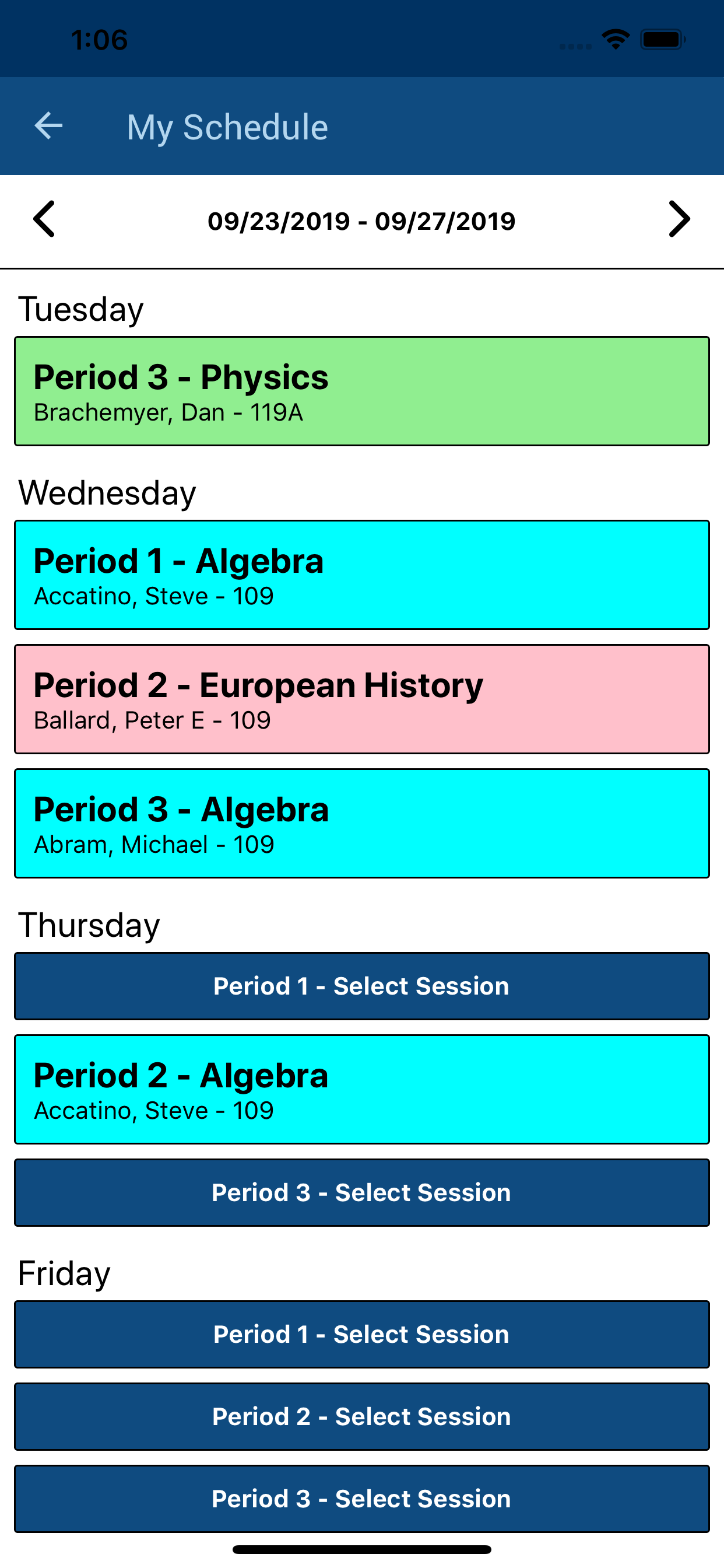 Adaptive Scheduler