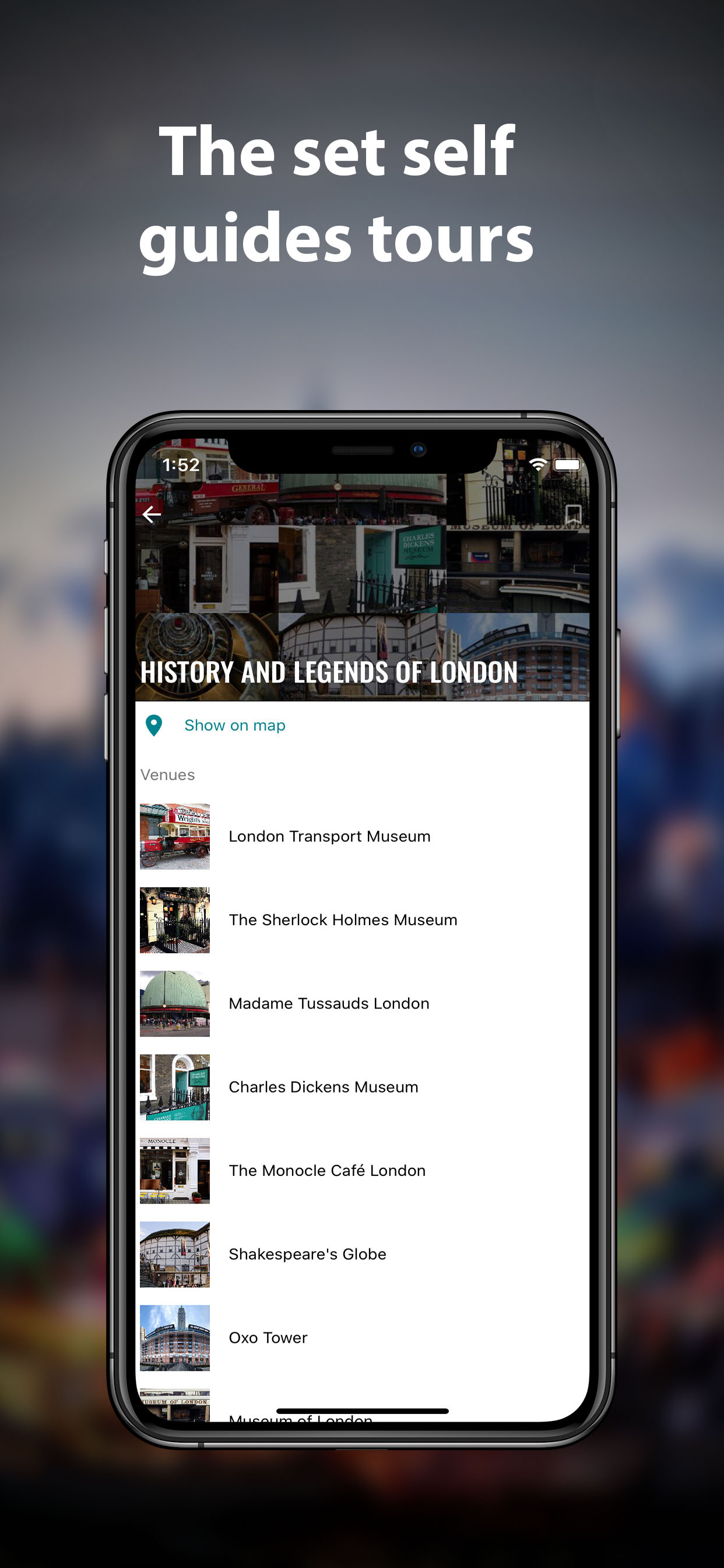 London travel map guide 2020 screenshot 3