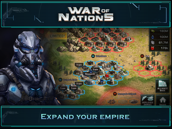 War of Nations: PvP Conflict iPad app afbeelding 2
