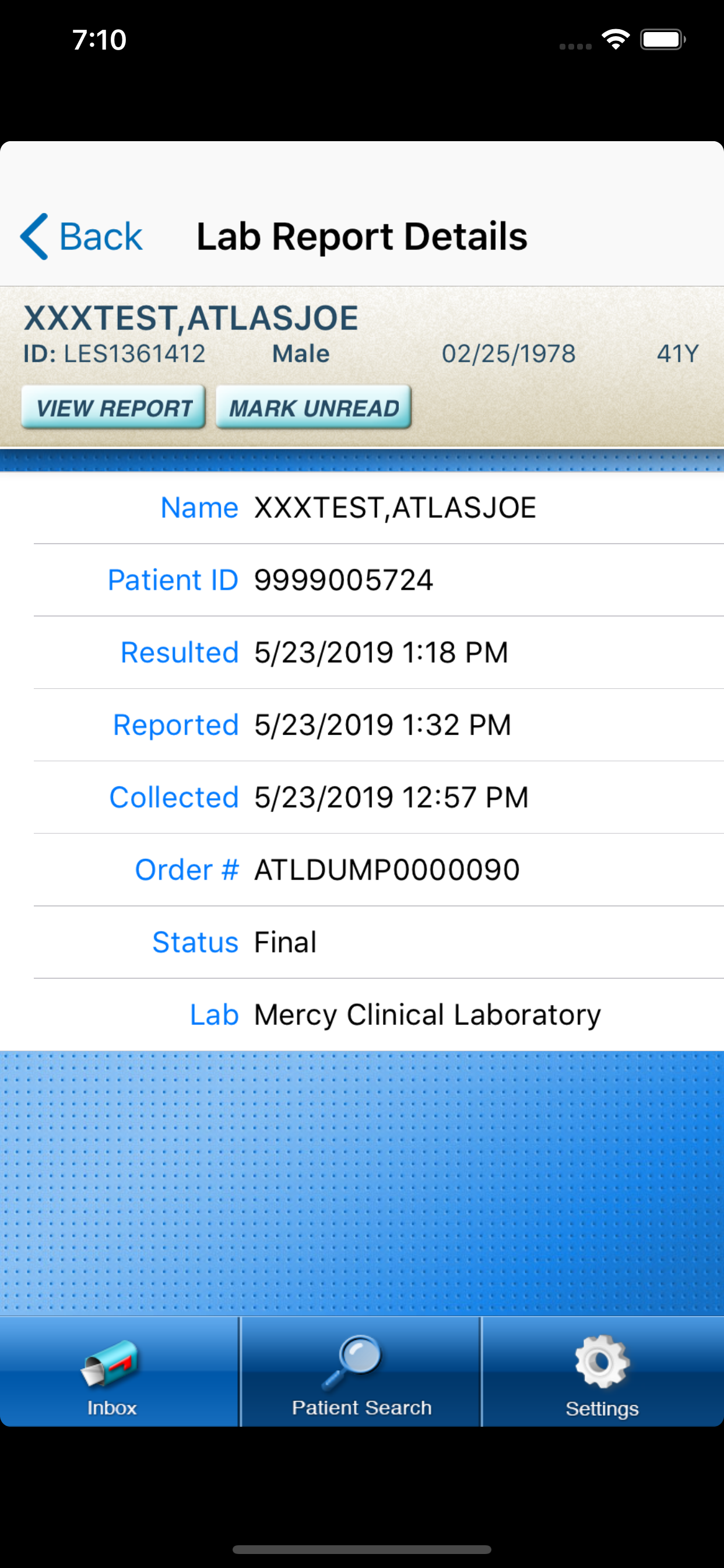 MercyOne Lab for iPhone
