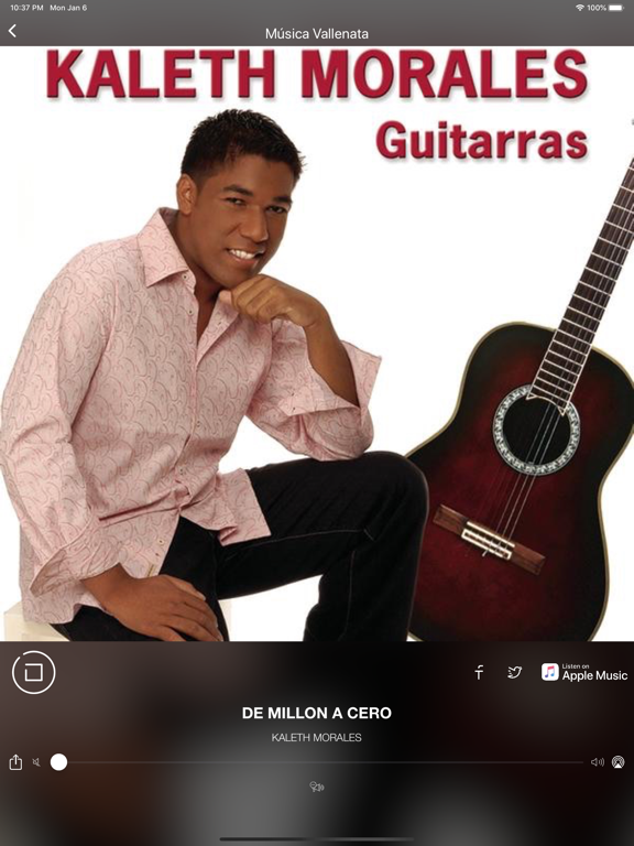 Vallenato Music Radio Stations iPad screenshot 5 - Music app