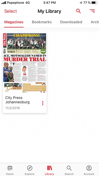 City Press - Johannesburg Screenshot
