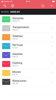 envelopes: budget manager iphone screenshot 1