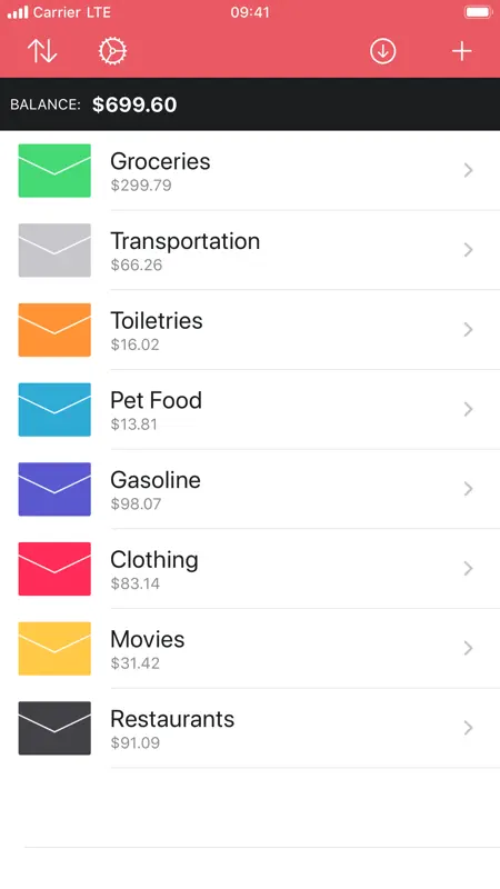 Envelopes: Budget Manager screenshot 1 of 8