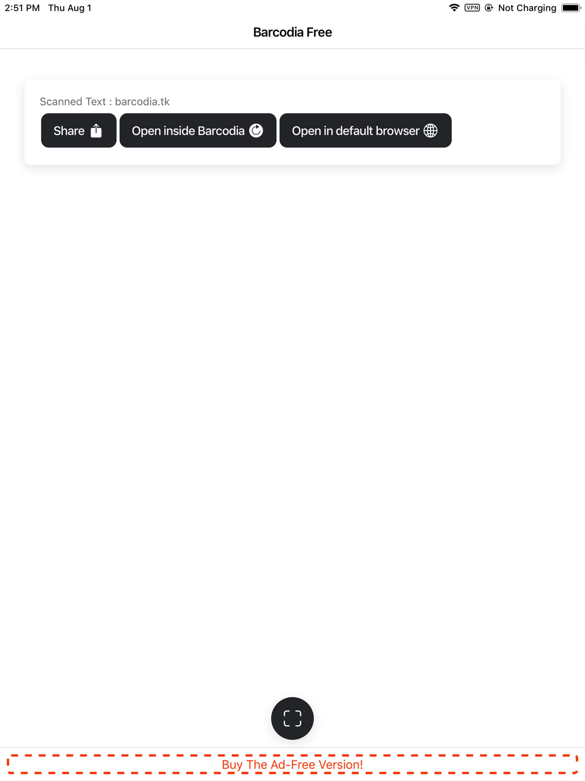 Barcodia QR & Barcode Scanner