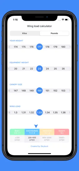 Game screenshot Wingload calculator mod apk