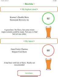 Beerista, the beer tasting app ipad bilder 0