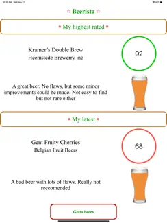 Beerista, the beer tasting app iPad image 1