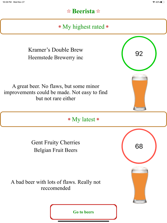 Screenshot #4 pour Beerista, the beer tasting app
