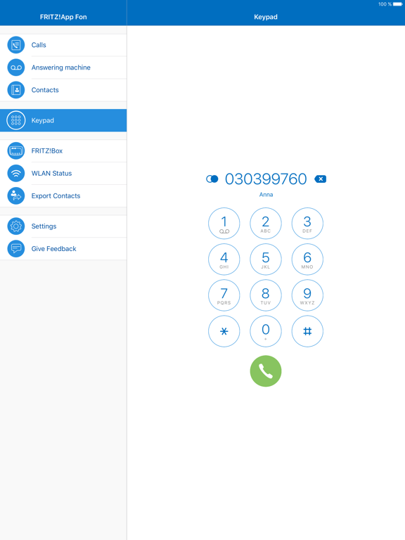 Screenshot #4 pour FRITZ!App Fon