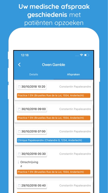 Doctoranytime Agenda Belgium