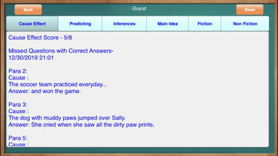 3rd Grade Comprehension Skills Screenshot