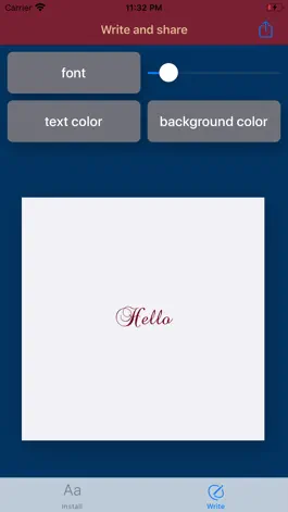 Game screenshot Fonts calligraphy hand writing apk