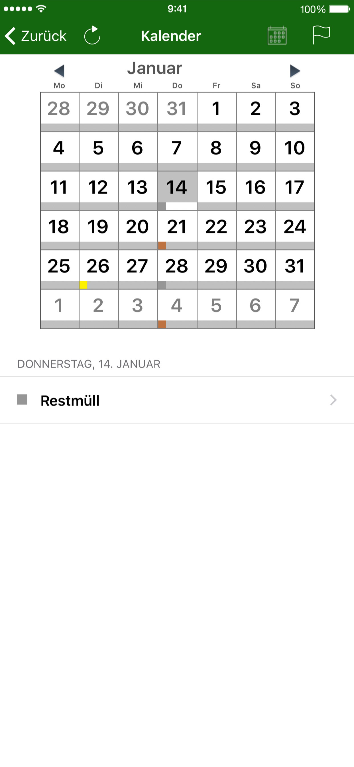 Abfall App OL screenshot 4