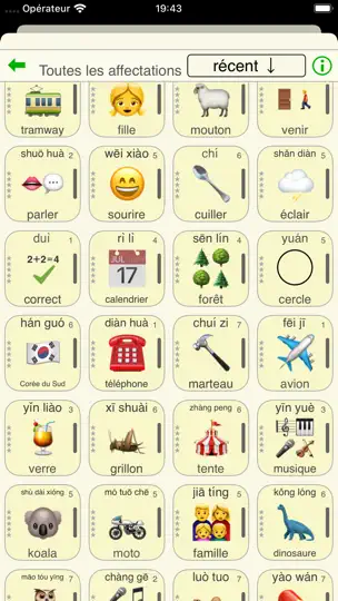 Capture d'écran de Word Match - Chinois Mandarin sur iPhone 1