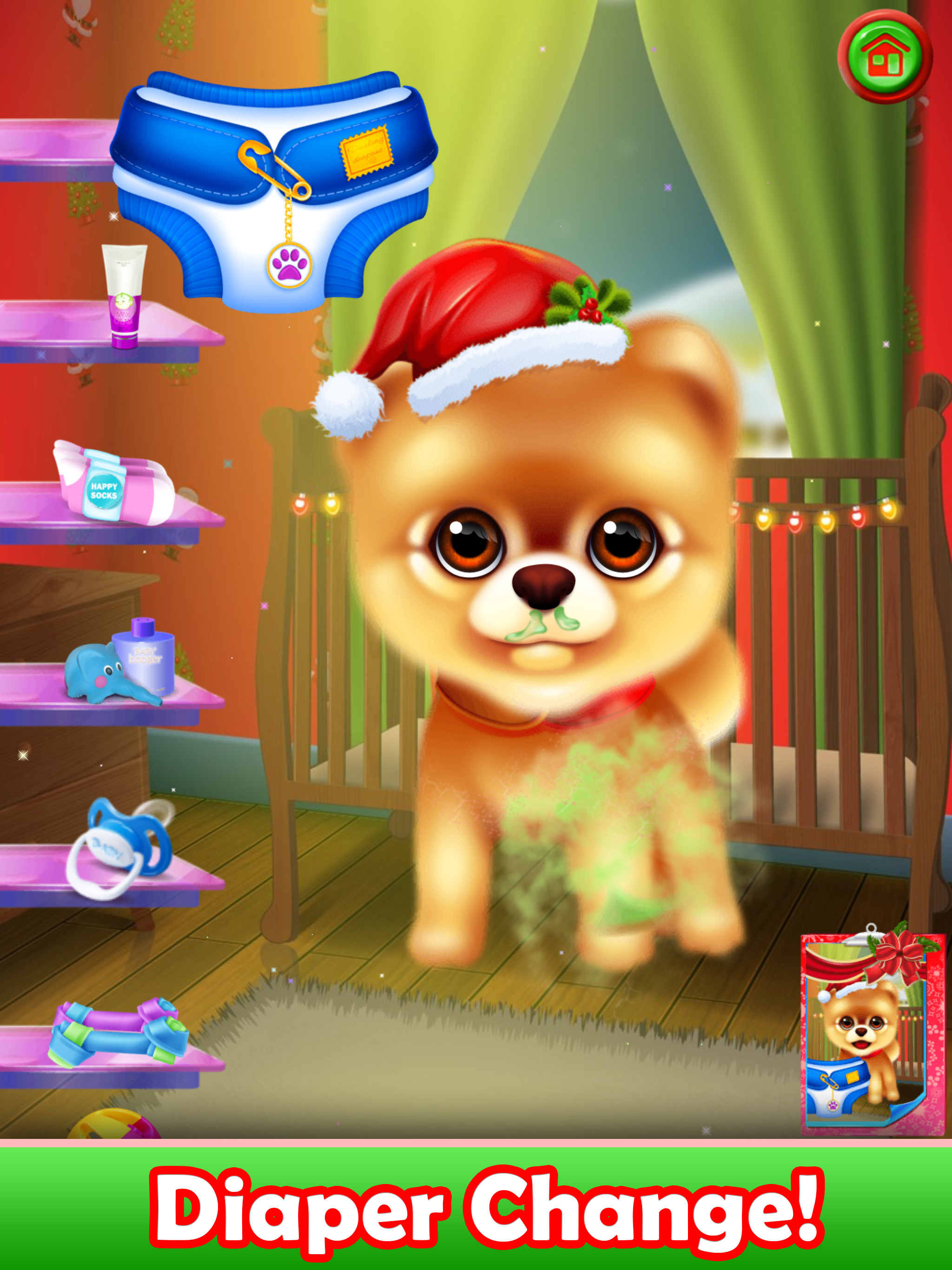 Pet Puppy Nursery Time