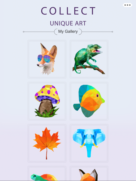 Poly Magic-Fun Color 3D Puzzle iPad screenshot 2 - Games app