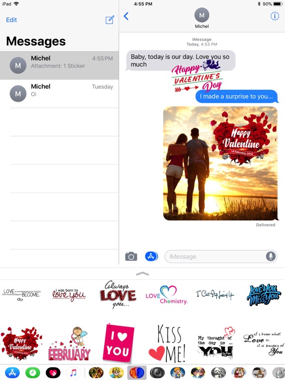 Screenshot #4 pour True Love - Valentine Stickers