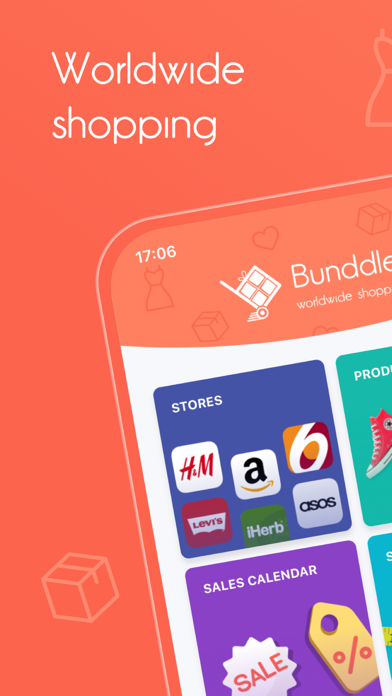 Bunddler Shopping iPhone screenshot 1 - Shopping app