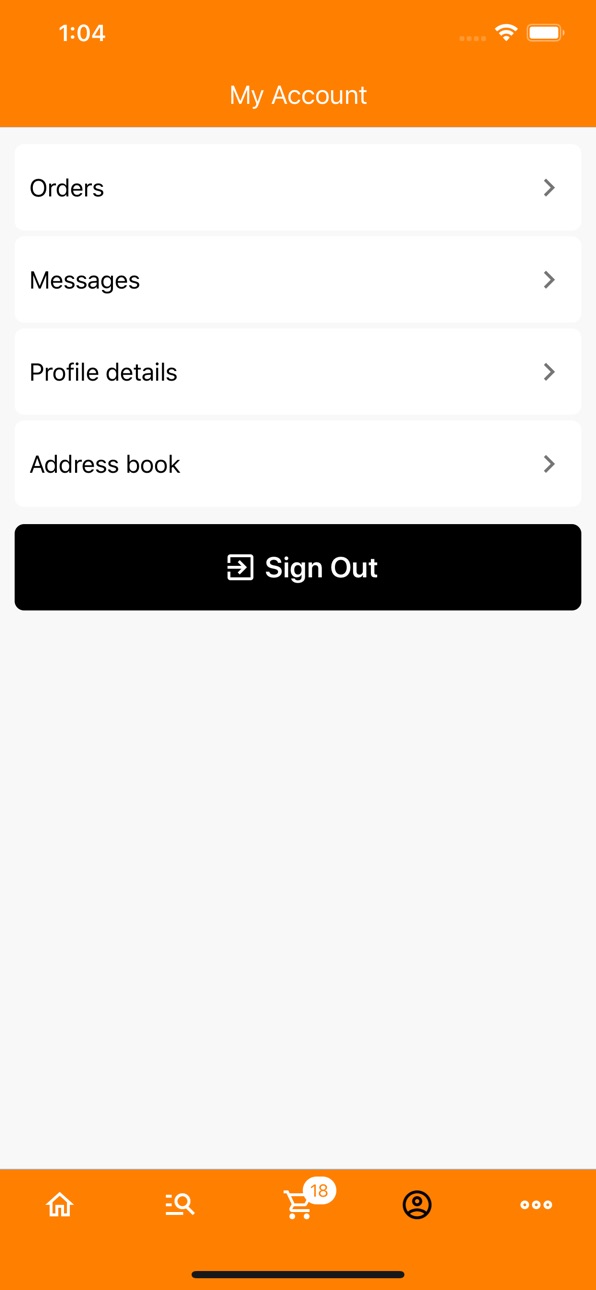 iPhone screenshot