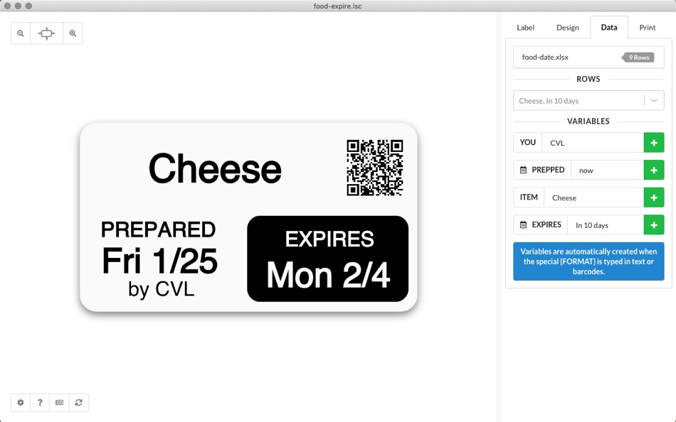 #1. Label LIVE (macOS) 由: Semireg Industries, LLC