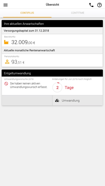 Continental Vorsorgeportal