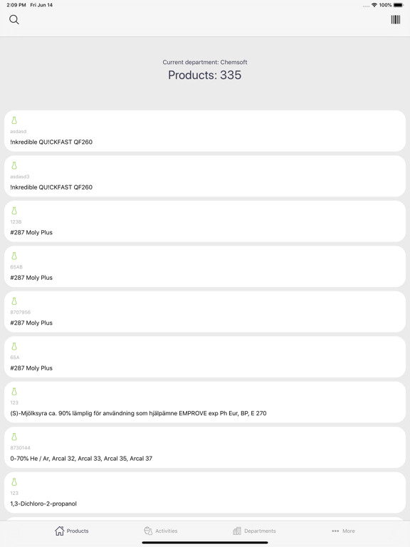 Chemsoft app screenshot 2